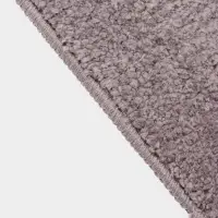 Коврик Доляна Daisies, 40&times;60 см, микрофибра, серый