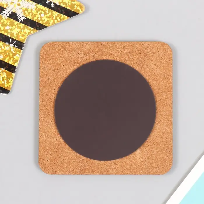 Магнит деревянный &laquo;С Новым годом&raquo;, 7&times;7 см