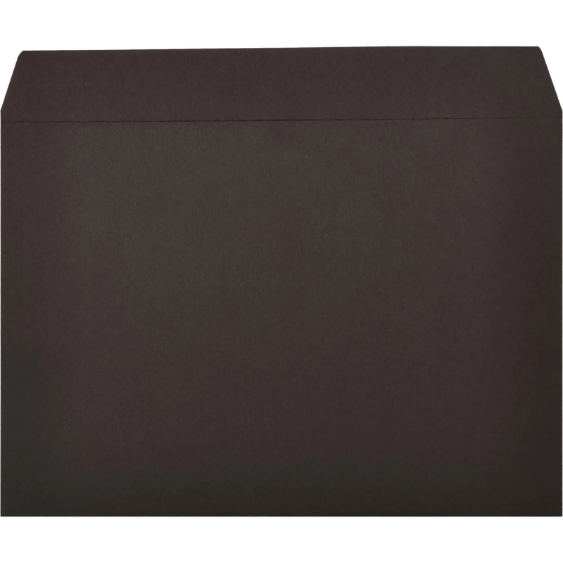 Конверт С5 из цв.бум,120г/м2 с отрыв.лентой ,черный,10 шт./уп