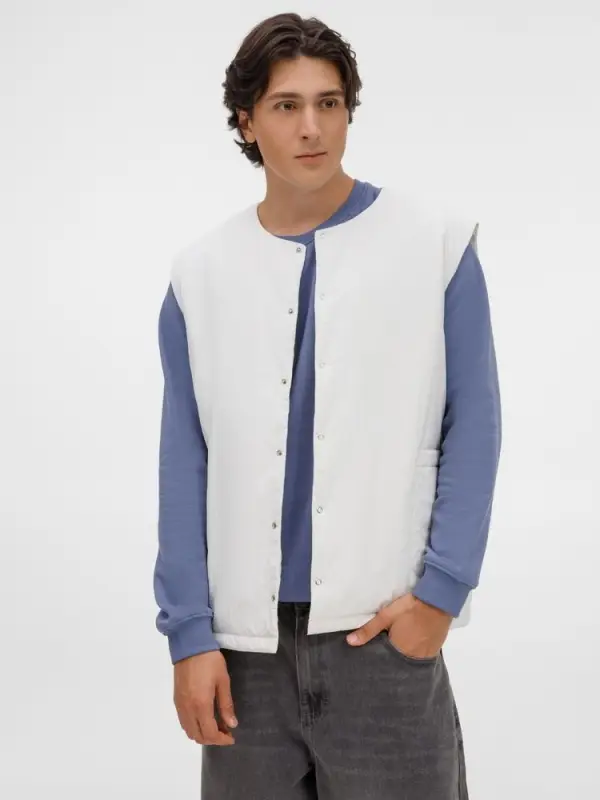 Жилет унисекс Veter, молочно-белый, размер 3XL/4XL