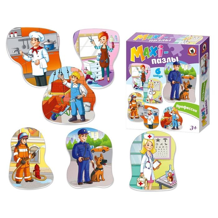 Настольная игра-пазл «Профессии» 6 картинок Настольная игра-пазл «Профессии» 6 картинок