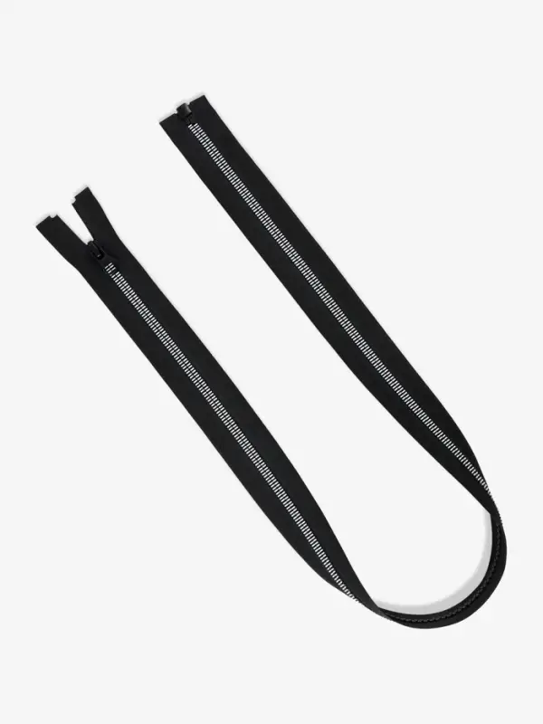 Молния &laquo;Трактор&raquo;, №5, 70 см, разъёмная, замок автомат, чёрная