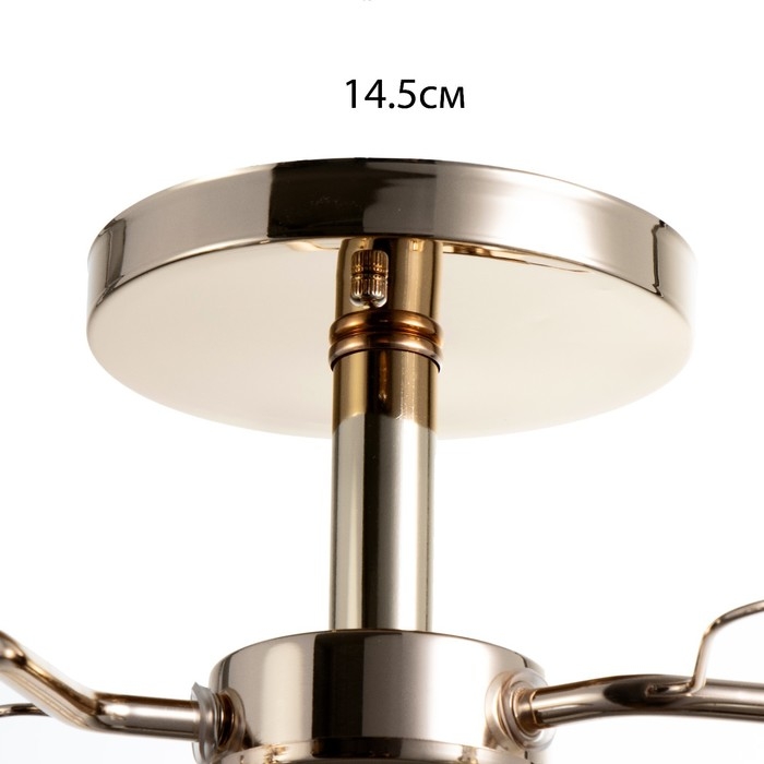 Люстра Люстра "Донна" 3хЕ27 40Вт золото 56х56х22 см BayerLux