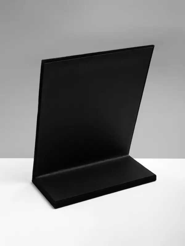 Подставка для кулонов, цепочек и браслетов QF, 12 крючков 20&times;9&times;25.5 см, бархатная, чёрная