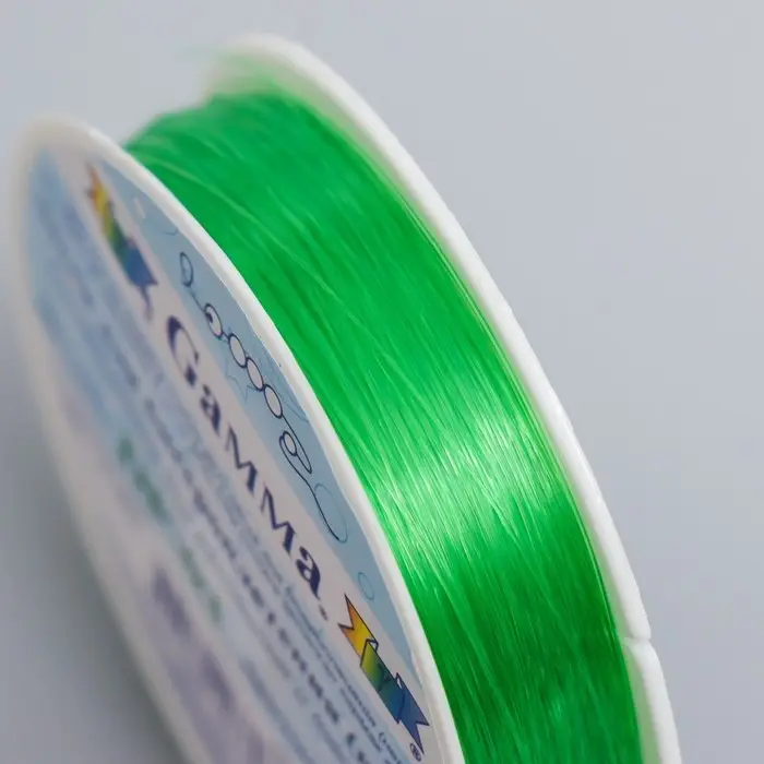 Леска для бисера Леска для бисера "Gamma" 0.3 мм, 100±0.5 м, нейлон, зелёный