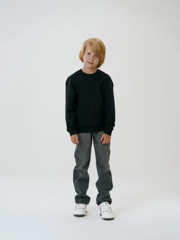 Свитшот Toima Kids 2.0, черный, 6 лет