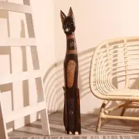 Сувенир дерево "Кошка ажурная. Восточная сказка" 100х18х6,5 см