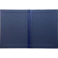 Папка адресная НЕБРАСКА, синий, выклейка диз. бумага, А4