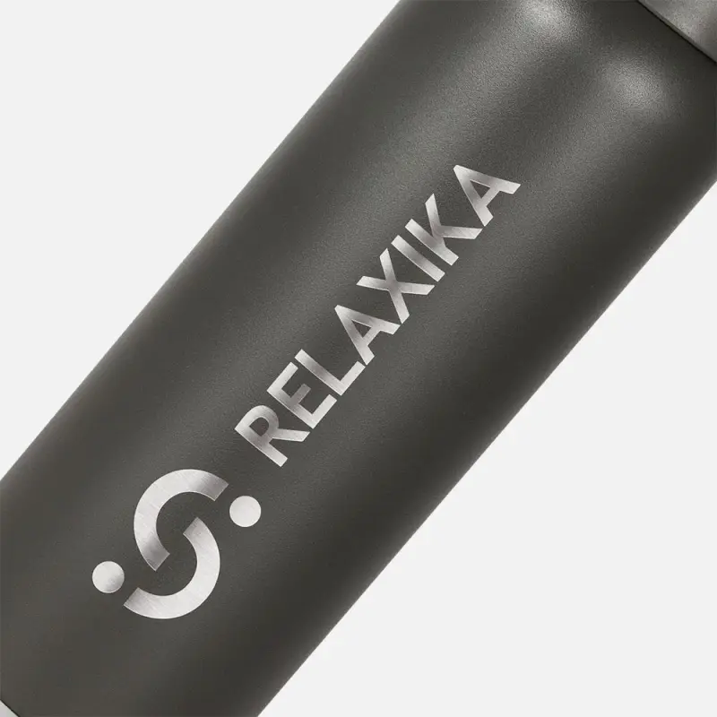 Термос Relaxika 1000 со стикерпаком, хаки