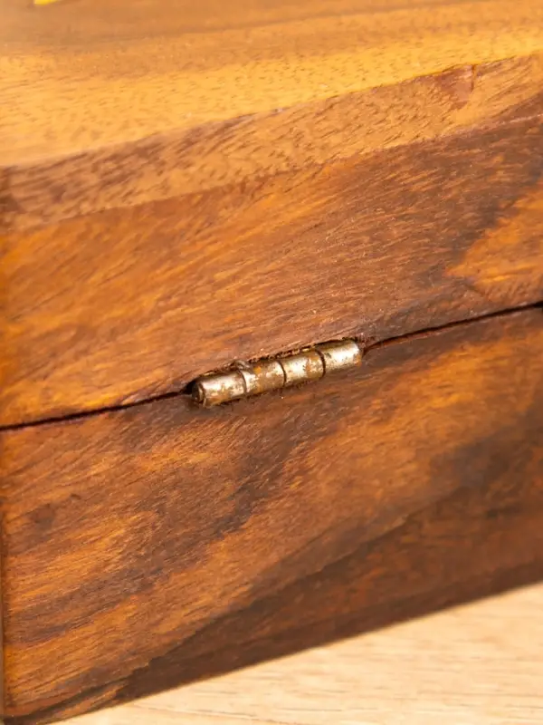 Шкатулка  Шкатулка "Фазы Луны" 10х10х6 см, дерево шишам