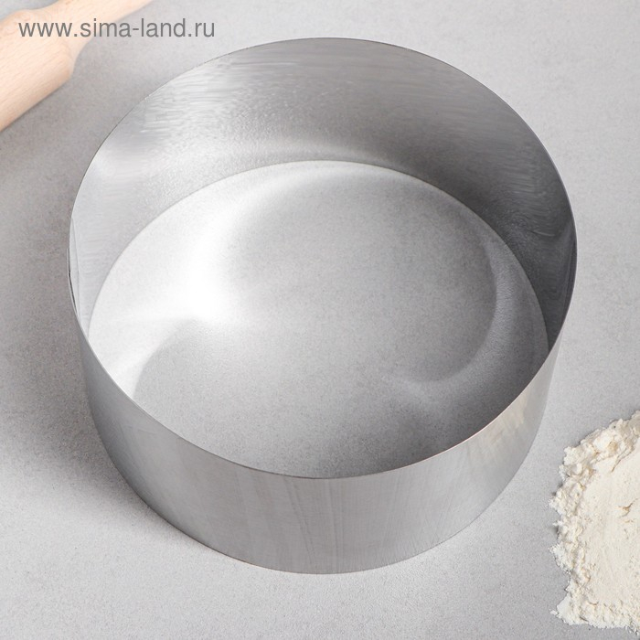 Форма для выпечки и выкладки «Круг», h-8,5, d-18 см Форма для выпечки и выкладки «Круг», h-8,5, d-18 см