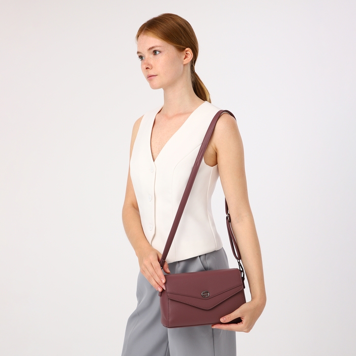 Сумка-мессенджер на магните, цвет розовый Сумка-мессенджер на магните, цвет розовый