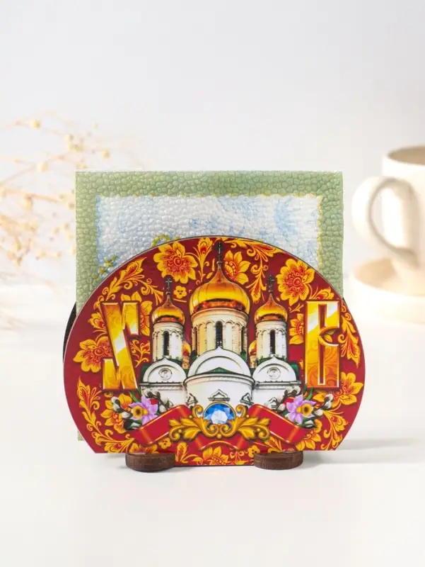 Салфетница  пасхальная №3, 12,8х10х5 см