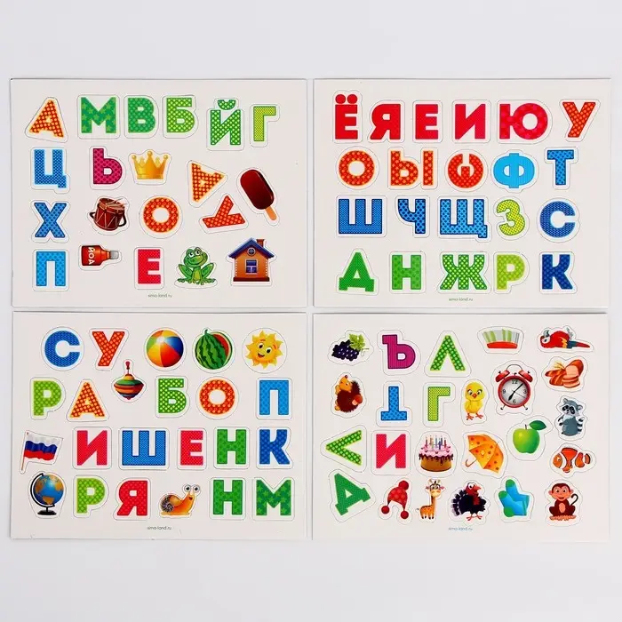 Конструктор магнитный Лесная мастерская &laquo;Алфавит&raquo;, 88 деталей