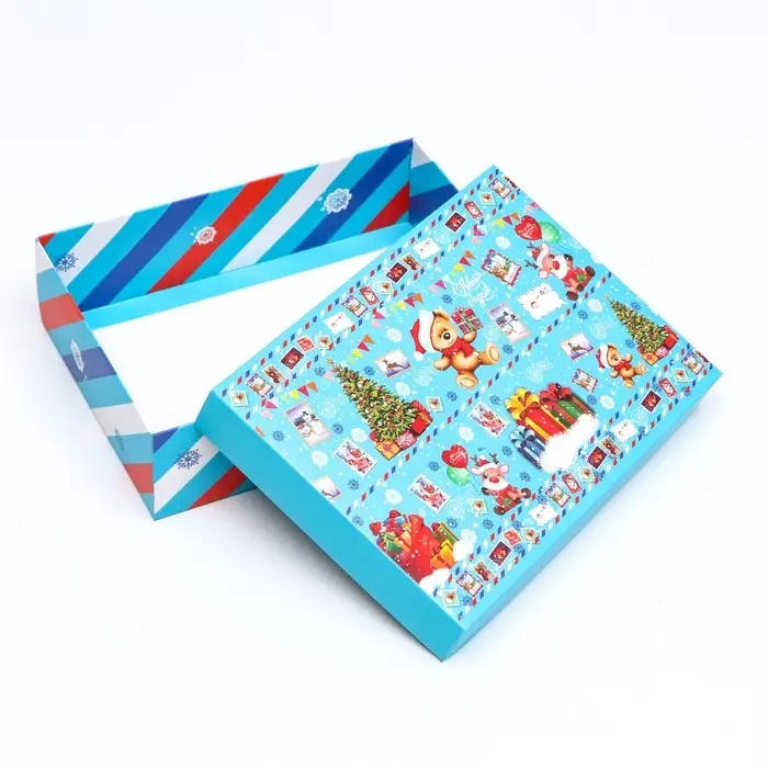 Подарочная коробка сборная «Зимушка», 21×15×5.7 см Подарочная коробка сборная «Зимушка», 21×15×5.7 см
