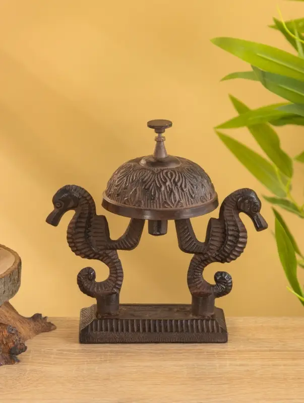 Звонок настольный  Звонок настольный "Морские коньки" 17х9х16 см