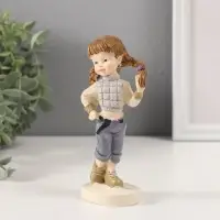 Фигурка полистоун &laquo;Девочка модница&raquo;, 13&times;5.5&times;4 см, МИКС