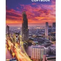 Тетрадь А4, 48 листов в клетку &laquo;Город&raquo;, серые листы