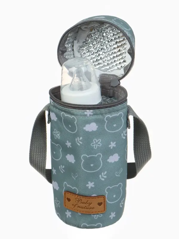 Термосумка для бутылочки &laquo;Мишка&raquo;, форма тубус