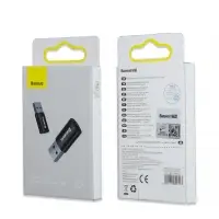 Переходник USB на Type-C 3.1A Ingenuity Series Baseus черный ZJJQ000101