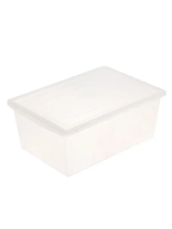 Контейнер универсальный для хранения с крышкой, объём 30 л, цвет прозрачно-матовый