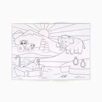 Раскраска с дополненной реальностью &laquo;Синий трактор&raquo;, А4