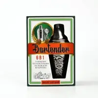 Подарочный набор барный &laquo;Bartender&raquo;: 5 предметов, карточки с рецептами