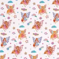 Бумага упаковочная глянцевая &laquo;Клуб Винкс&raquo;, 70&times;100 см