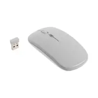 Мышь MB-2.4 беспроводная, оптическая, подсветка, 800-1600 dpi, USB, Bluetooth, белая