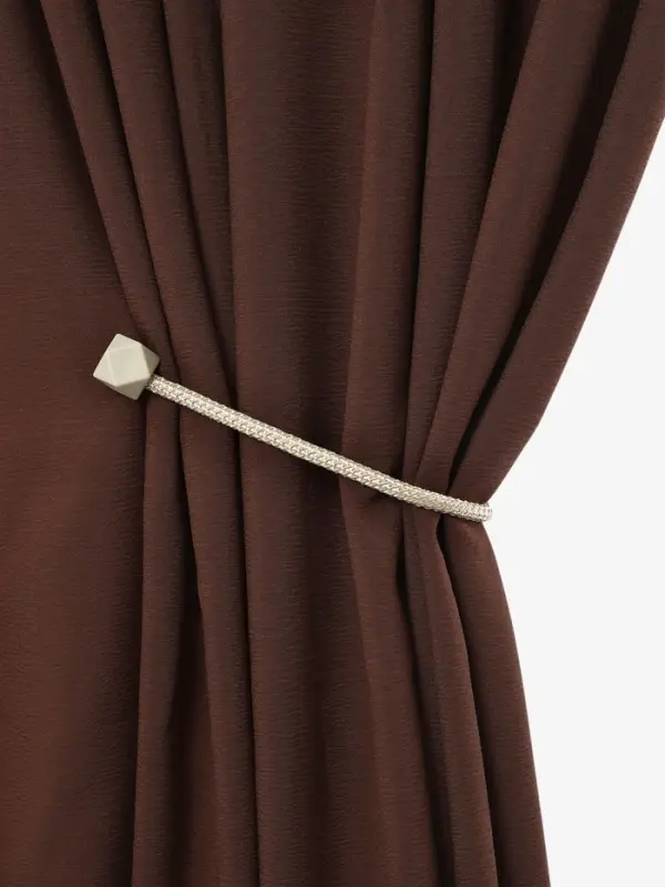 Подхват для штор &laquo;Камушки&raquo;, d=3&times;46 см, пепельно-бежевый, серый