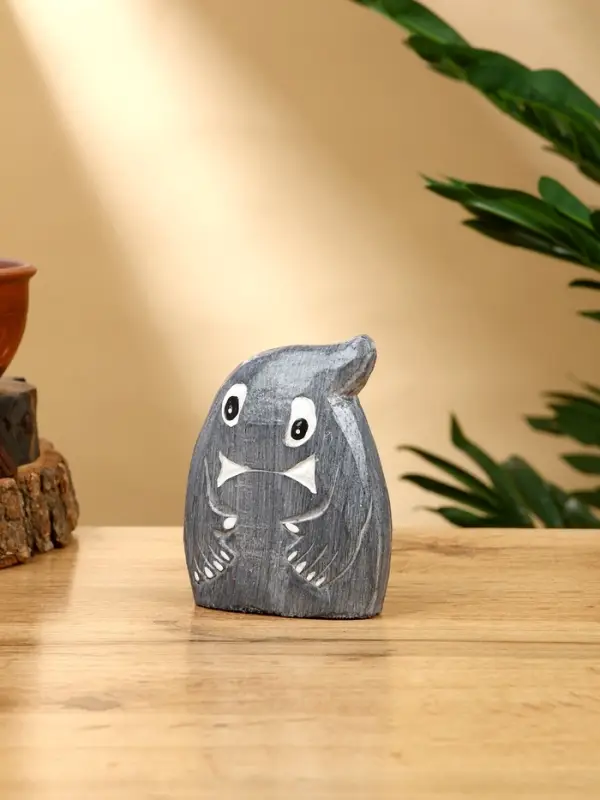 Набор сувенирный  Набор сувенирный "Привидения" дерево H 12, 9, 7 см, цв. серый