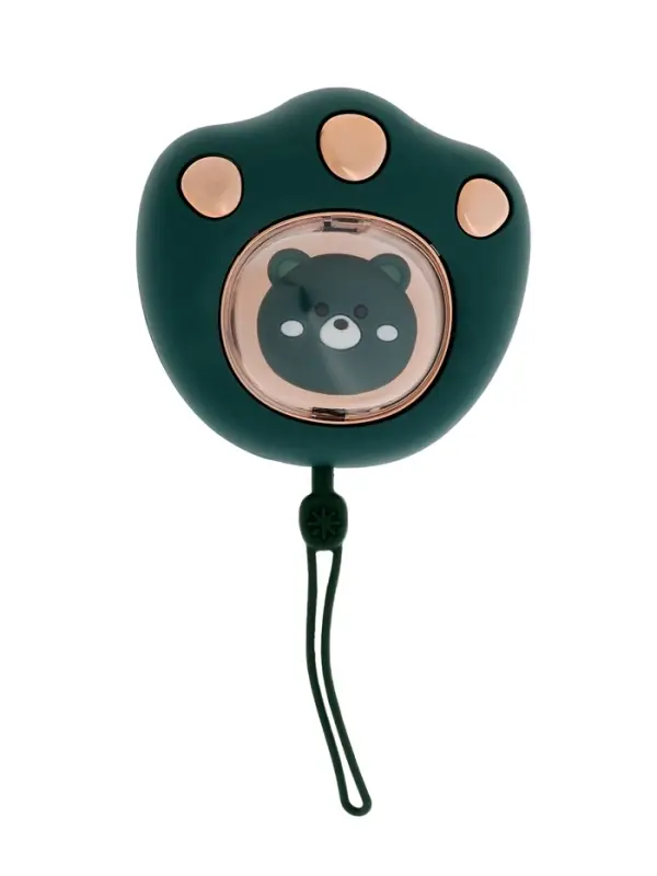 Электрическая портативная грелка для рук, 5 Вт, АКБ, 800 мАч, до 55 &deg;С, USB, зеленая