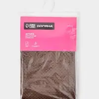 Штора для ванны Доляна &laquo;Шоколад&raquo;, 180&times;180 см, полиэстер