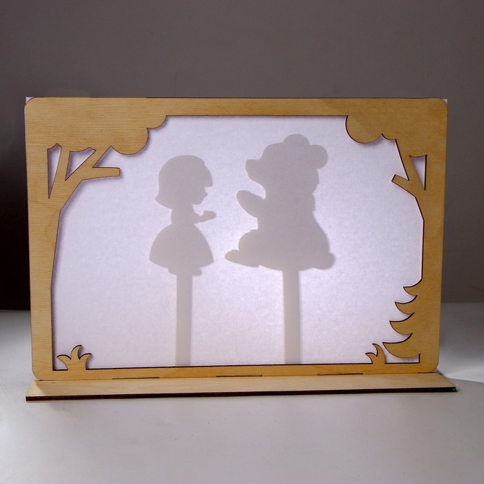 Теневой театр по мотивам русской народной сказки «Три медведя» Теневой театр по мотивам русской народной сказки «Три медведя»