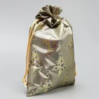 Мешочек подарочный парча &laquo;Новогодняя ночь&raquo;, 16&times;24 см &plusmn; 1.5 см