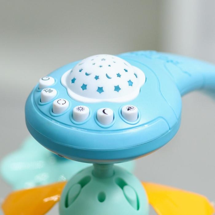 Мобиль музыкальный на кроватку «Мишка. Зоопарк», проектор, пульт, цвет МИКС Мобиль музыкальный на кроватку «Мишка. Зоопарк», проектор, пульт, цвет МИКС