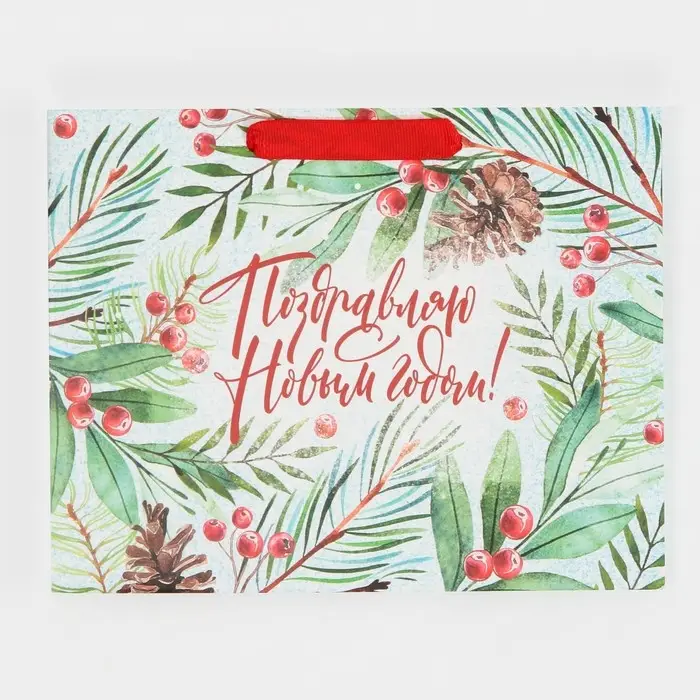 Пакет подарочный новогодний ламинированный &laquo;Магия зимы&raquo;, MS 18 х 23 х 10 см