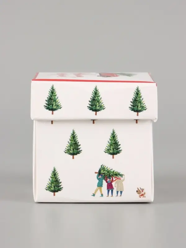 Коробка подарочная новогодняя &laquo;С новым годом&raquo;, 6.5&times;6.5&times;6.5 см