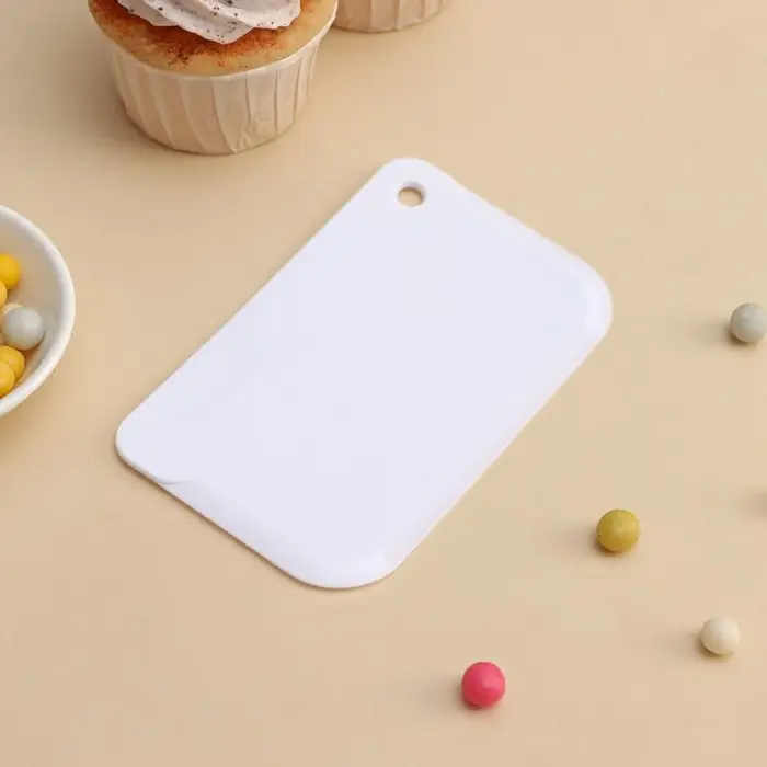 Шпатель кондитерский Доляна, 13×8 см, белый