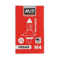 Лампа автомобильная AVS Vegas, H4, 24 В, 75/70 Вт