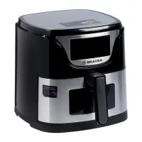 Аэрогриль BRAYER 2037BR,1500Вт,5л,7 программ,200&deg;С, LCD-дисплей таймер,решетка,черно-серый