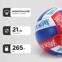 Волейбольный мяч MINSA, машинная сшивка, 18 панелей, р. 5, PVC