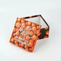 Набор подарочных коробк 6 в 1 «Яркие мандарины», 10×10×6–20×20×11 см