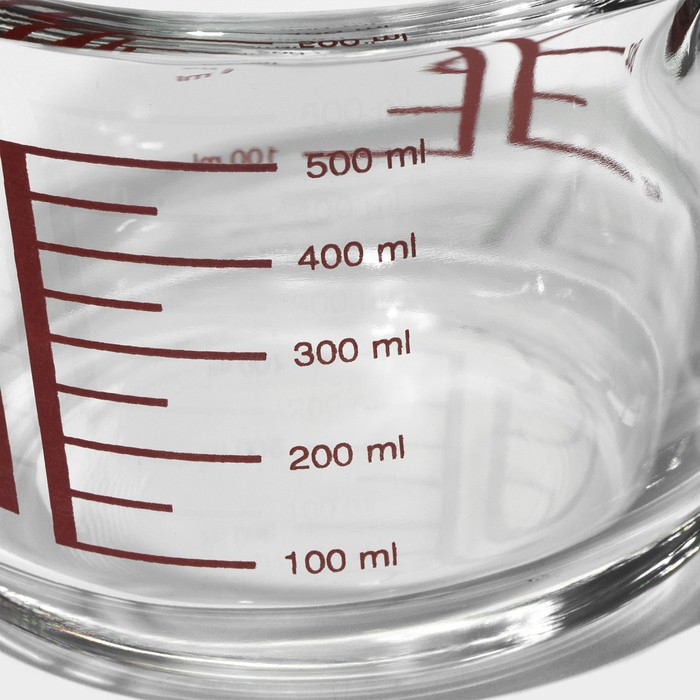 Кувшин мерный из жаропрочного стекла Доляна «Классика», 500 мл, 18×13×9 см Кувшин мерный из жаропрочного стекла Доляна «Классика», 500 мл, 18×13×9 см