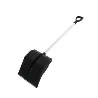 Лопата пластиковая, ковш 410 × 440 мм, с алюминиевой планкой, алюминиевый черенок с V-ручкой, «Метель» Лопата пластиковая, ковш 410 × 440 мм, с алюминиевой планкой, алюминиевый черенок с V-ручкой, «Метель»