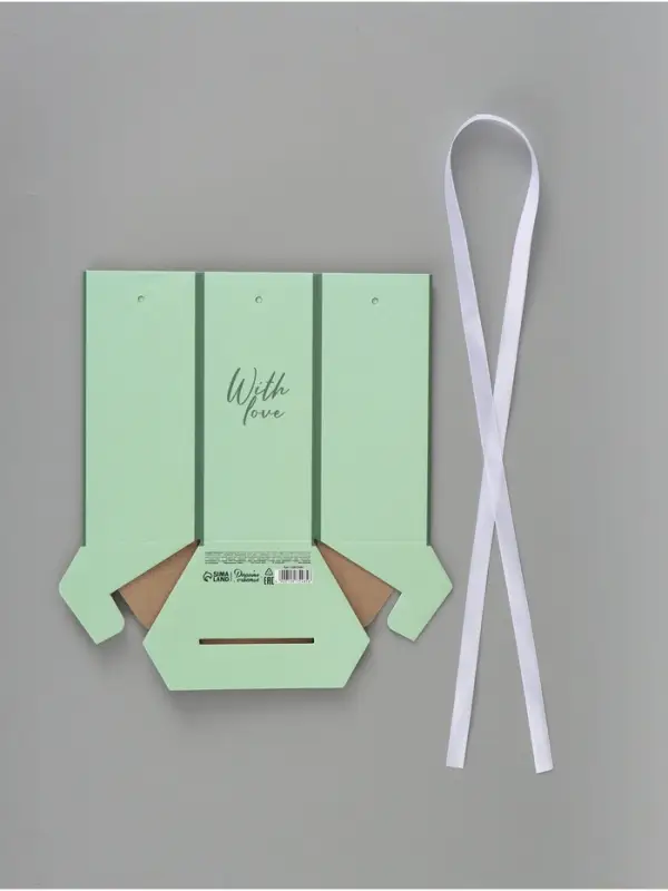 Коробка подарочная складная &laquo;С любовью&raquo;, 17&times;14.8&times;19.5 см, шестигранник