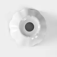 Конфетница Добрушский завод &laquo;Бельё&raquo;, фарфор, 300 мл, h=15.2 см, белая