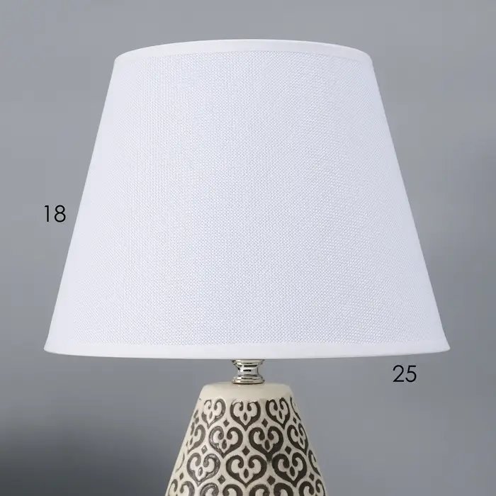 Лампа настольная RISALUX &laquo;Римини&raquo;, Е27, 40 Вт, 25&times;25&times;43 см