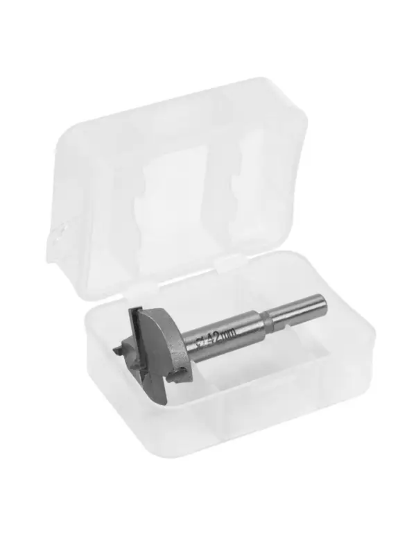 Сверло Форстнера ТУНДРА, твердосплавные пластины, цилиндрический хвостовик, 42 мм Сверло Форстнера ТУНДРА, твердосплавные пластины, цилиндрический хвостовик, 42 мм