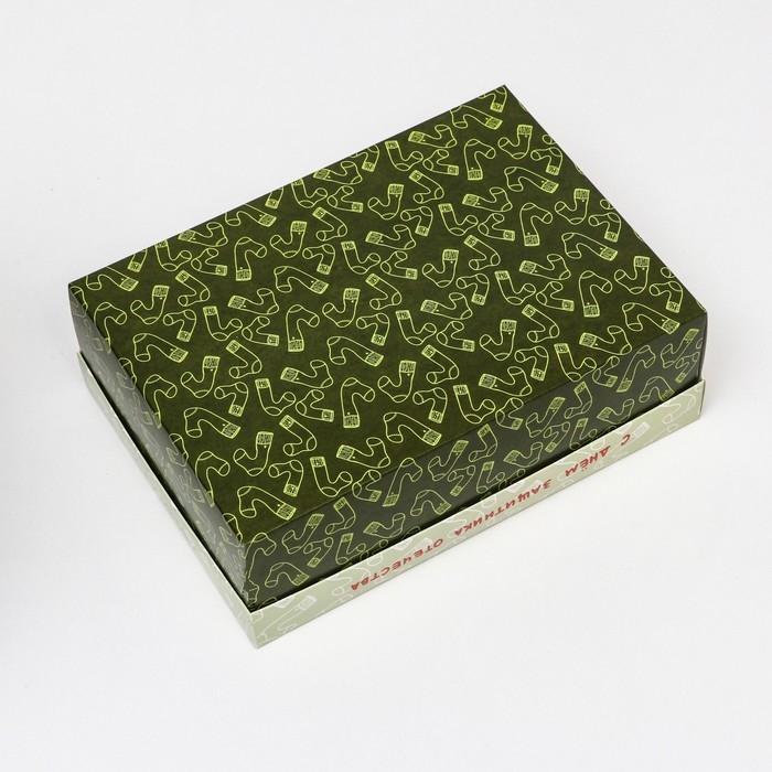 Коробка складная, Коробка складная, "Праздничные носки" 24 х 17 х 8 см